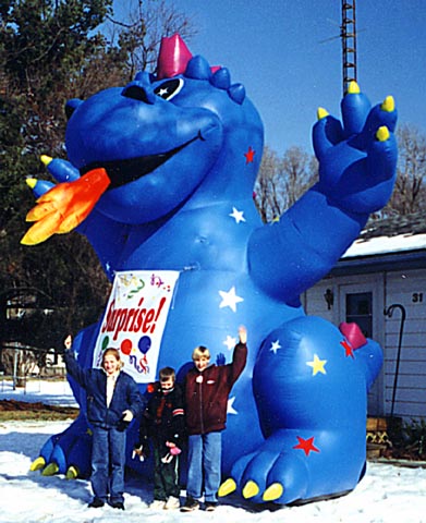 Outdoor Advertising Balloons, Chicago Balloons