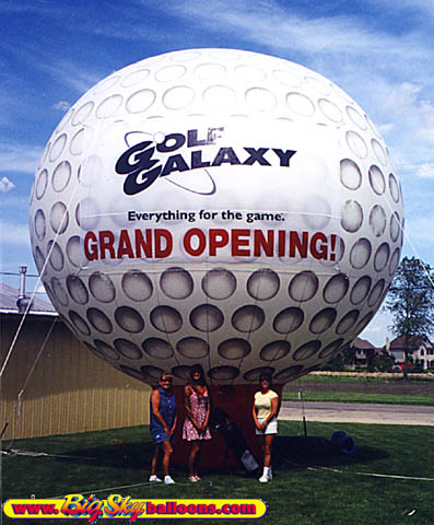 Golfball Shape, Grand Opening, Outdoor Advertising Balloon